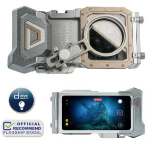 DIVEVOLK SeaTouch 4 Max Platinum Underwater Touchscreen Housing for Smartphone